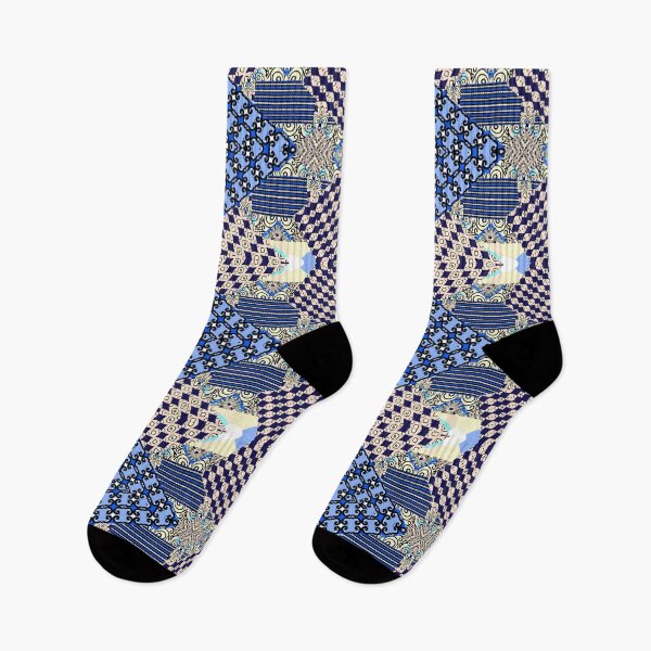 Item preview, Indigo Heritage – Geometric mosaic pattern inspired by Africa designed and sold by Chamalion.
