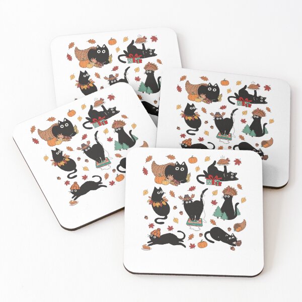 Item preview, Thanksgiving Cats Autumn Celebration Graphics designed and sold by PixlCrypt.