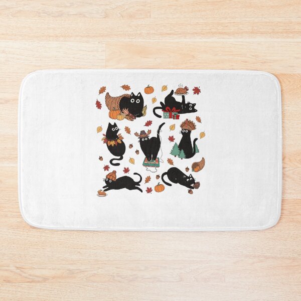 Item preview, Thanksgiving Cats Autumn Celebration Graphics designed and sold by PixlCrypt.
