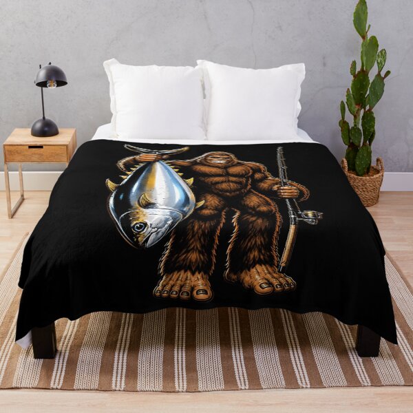 Item preview, Bigfoot fishing with a giant tuna designed and sold by rafaeltto.