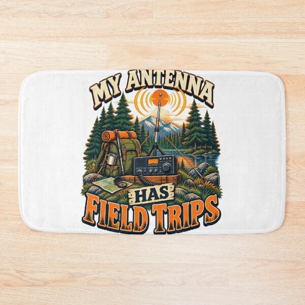Item preview, My Antenna Has Field Trips Illustrated Radio Gift designed and sold by UrbanCanvvas.