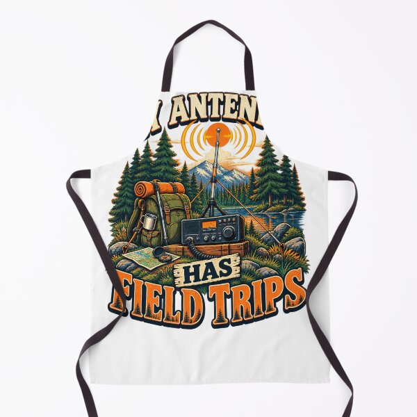 Item preview, My Antenna Has Field Trips Illustrated Radio Gift designed and sold by UrbanCanvvas.