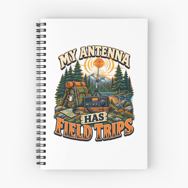 Item preview, My Antenna Has Field Trips Illustrated Radio Gift designed and sold by UrbanCanvvas.