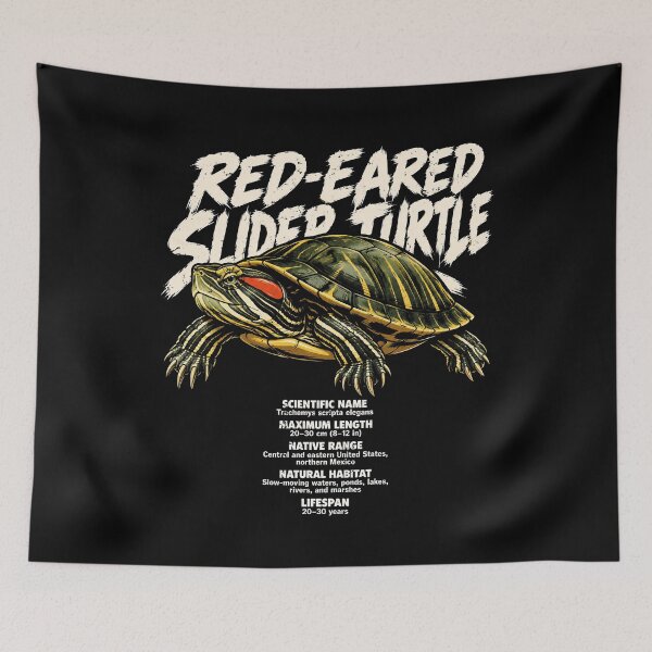 Item preview, Stylish Red-Eared Slider Turtle Graphic Design designed and sold by rafaeltto.