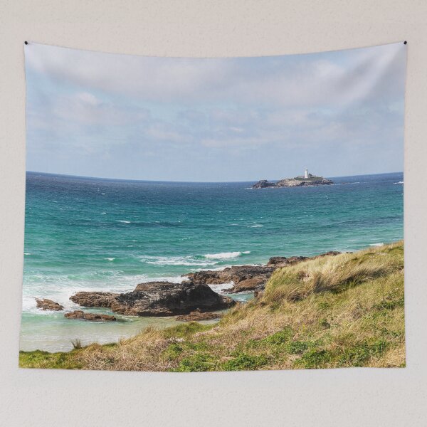 Item preview, Godrevy Lighthouse from the Dunes, Cornwall, England designed and sold by Paul Thompson Photography.
