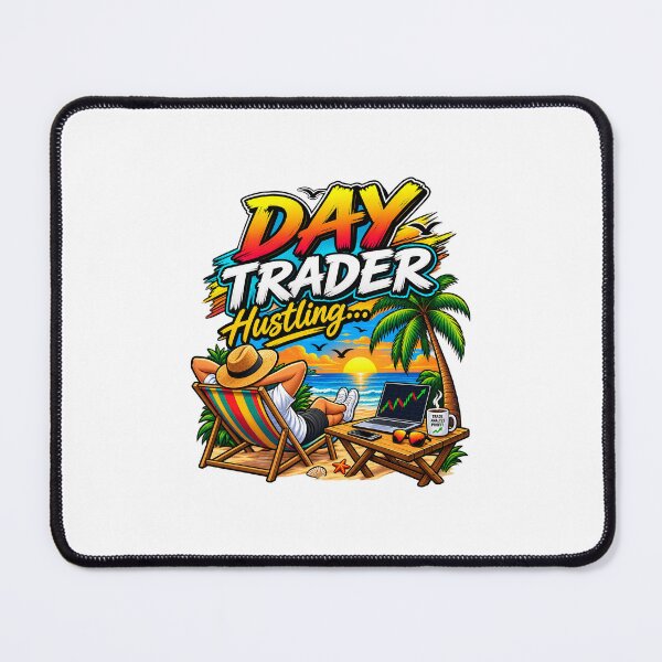 Item preview, Day Trader Hustling – Beach Trading Lifestyle designed and sold by Public Nature View Places.