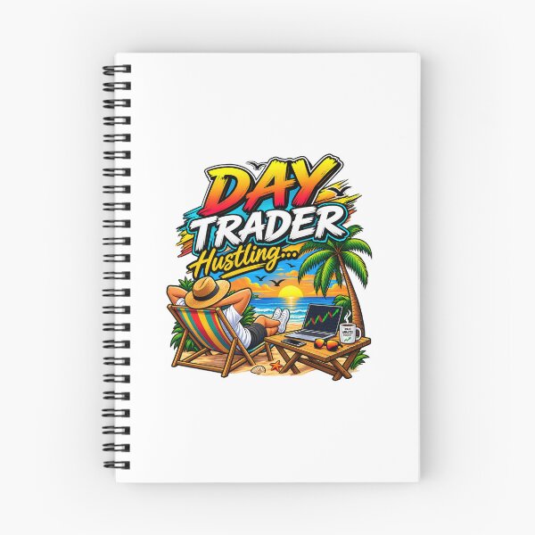 Item preview, Day Trader Hustling – Beach Trading Lifestyle designed and sold by Public Nature View Places.