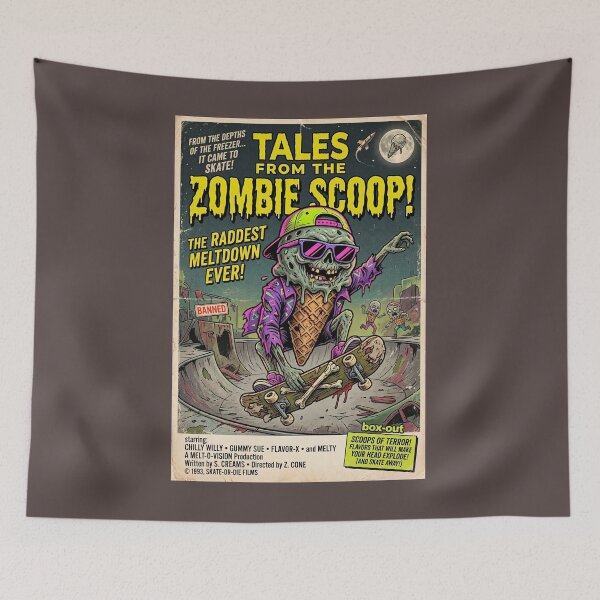 Item preview, Tales From The Zombie Scoop Skater Poster designed and sold by EL73.