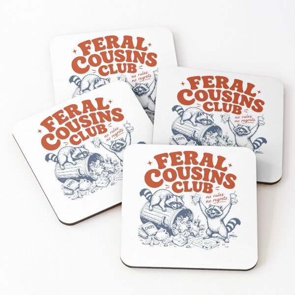 Item preview, Feral Cousins Club Raccoon Humor designed and sold by PixlCrypt.