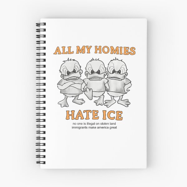 Item preview, Ducks All My Homies Hate ICE Immigrant Rights Protest designed and sold by OddPopARt.