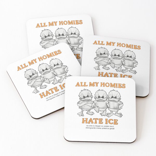 Item preview, Ducks All My Homies Hate ICE Immigrant Rights Protest designed and sold by OddPopARt.