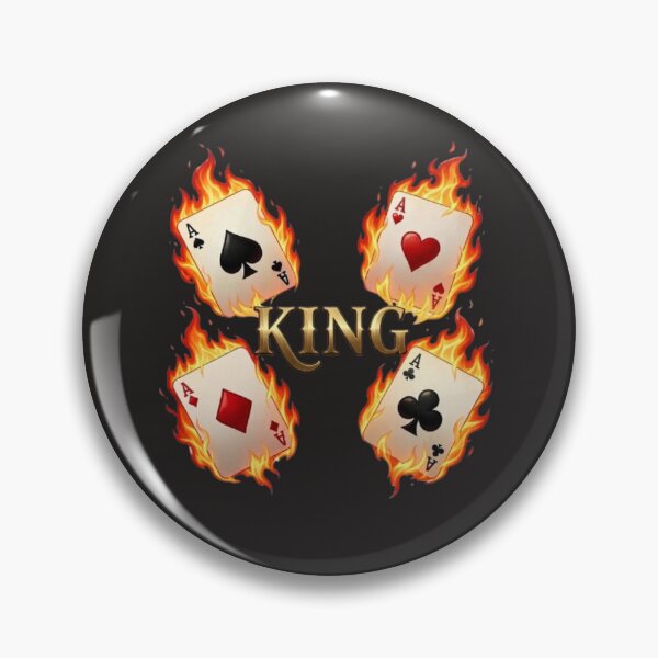 Item preview, King - Poker Fire designed and sold by The best online style shop.