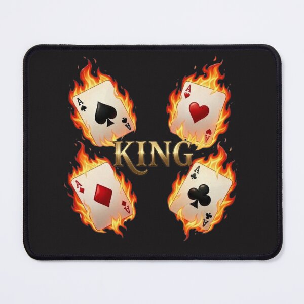 Item preview, King - Poker Fire designed and sold by The best online style shop.