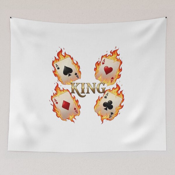 Item preview, King - Poker Fire designed and sold by The best online style shop.