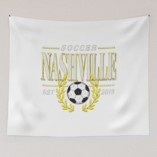 Item preview, Nashville Soccer Est 2016 Retro Sports Tee designed and sold by BrendaKle80915.