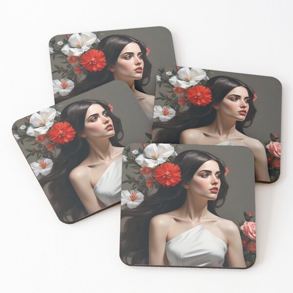Item preview, Woman with flowers  designed and sold by MK26Designs.