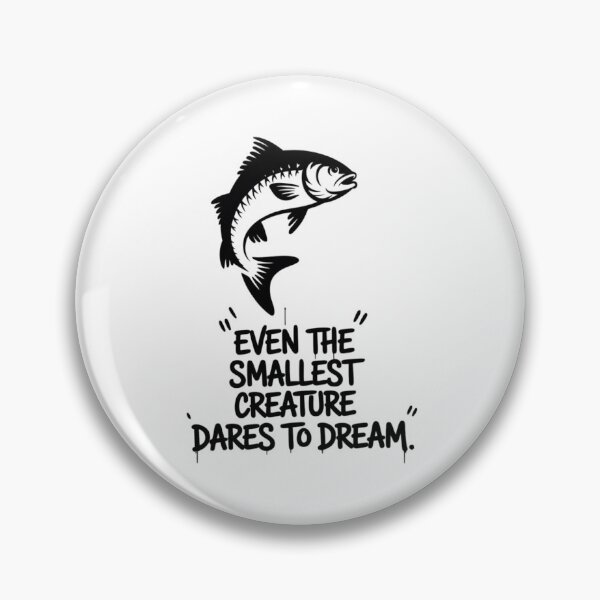 Item preview, Banksy fish - even the smallest creature dares to dream designed and sold by 123ks.