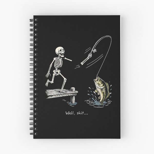 Item preview, Funny Skeleton Fishing Humor Design designed and sold by phoebelevine.