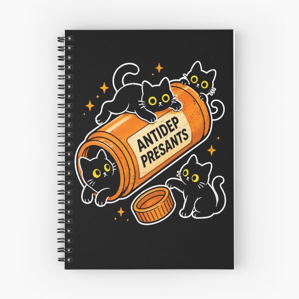 Item preview, Playful black cats with a antidepressants bottle design designed and sold by rafaeltto.