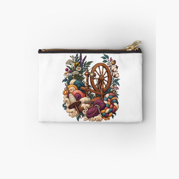 Item preview, Decorative Spinning Wheel and Fiber Art designed and sold by UrbanCanvvas.