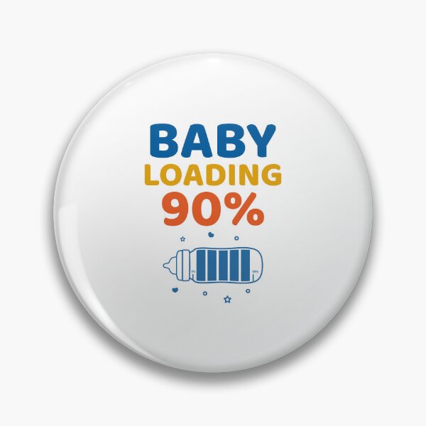 Item preview, Baby Loading 90 Percent - Cute Pregnancy Announcement Gamer Mom designed and sold by chatzous.