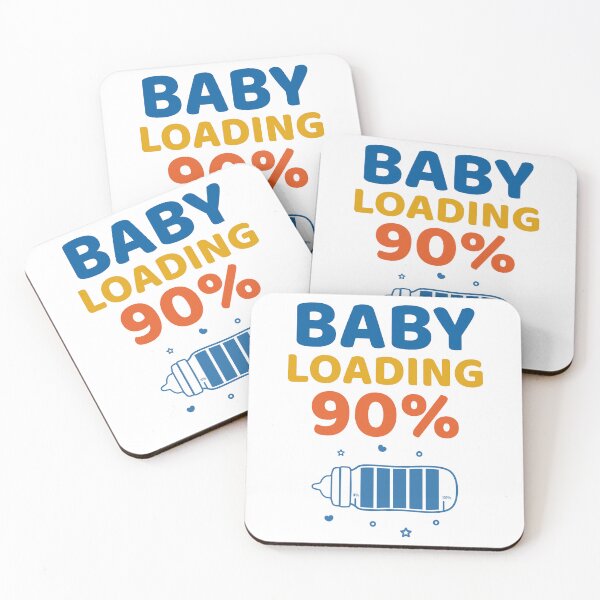 Item preview, Baby Loading 90 Percent - Cute Pregnancy Announcement Gamer Mom designed and sold by chatzous.