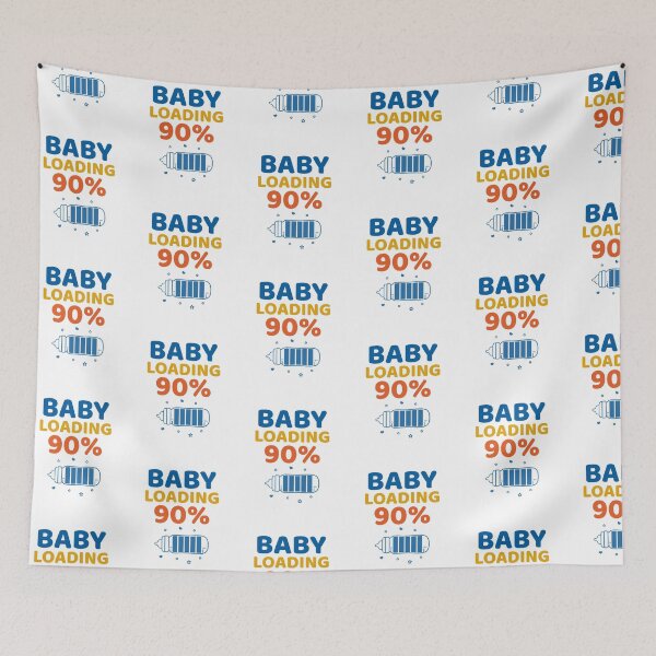 Item preview, Baby Loading 90 Percent - Cute Pregnancy Announcement Gamer Mom designed and sold by chatzous.