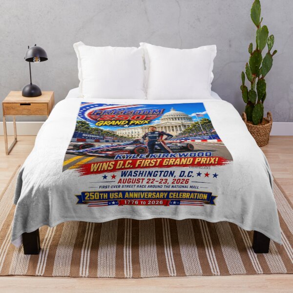 Item preview, KYLE KIRKWOOD Wins the 1st FREEDOM 250th D.C. GRAND Prix - 250th USA Anniversary Celebration 1776 to 2026 designed and sold by DBM Photo Art 1.