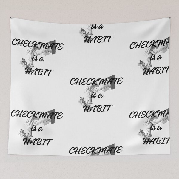 Item preview, Checkmate is a habit  designed and sold by CoreThread..