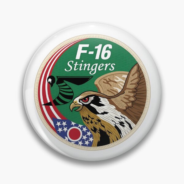 Item preview, USAF 112th Fighter Squadron F-16 Stingers Emblem designed and sold by CharlieDesings.