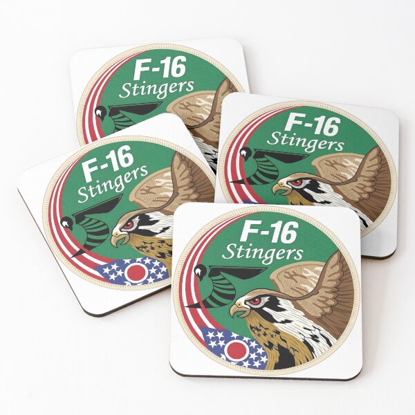 Item preview, USAF 112th Fighter Squadron F-16 Stingers Emblem designed and sold by CharlieDesings.