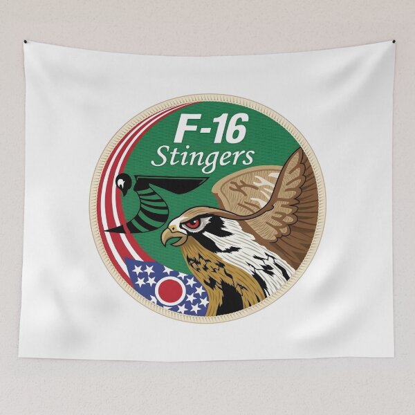 Item preview, USAF 112th Fighter Squadron F-16 Stingers Emblem designed and sold by CharlieDesings.