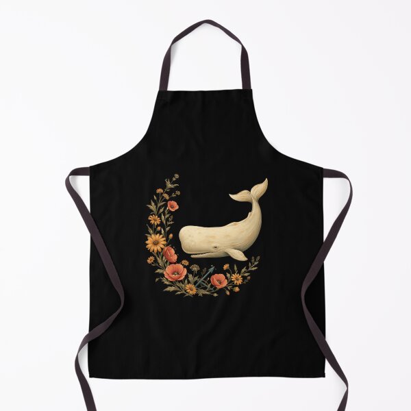 Item preview, White Whale, Poppies and Crossed Harpoons designed and sold by Fenay Designs.