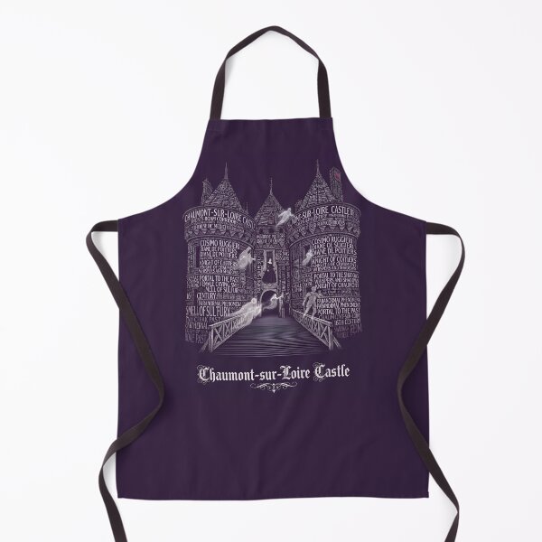 Item preview, Chaumont-sur-Loire Castle France Haunted Fortress Typography Art designed and sold by naughty-raccoon.
