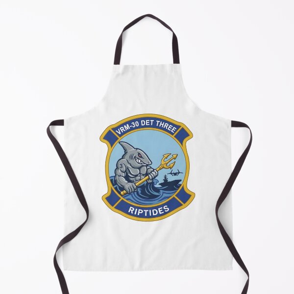 Item preview, US Navy VRM-30 Detachment Three Riptides Emblem designed and sold by CharlieDesings.
