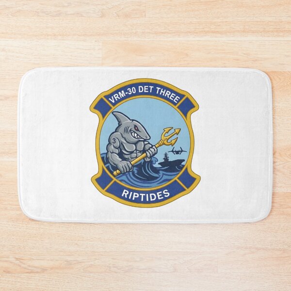 Item preview, US Navy VRM-30 Detachment Three Riptides Emblem designed and sold by CharlieDesings.