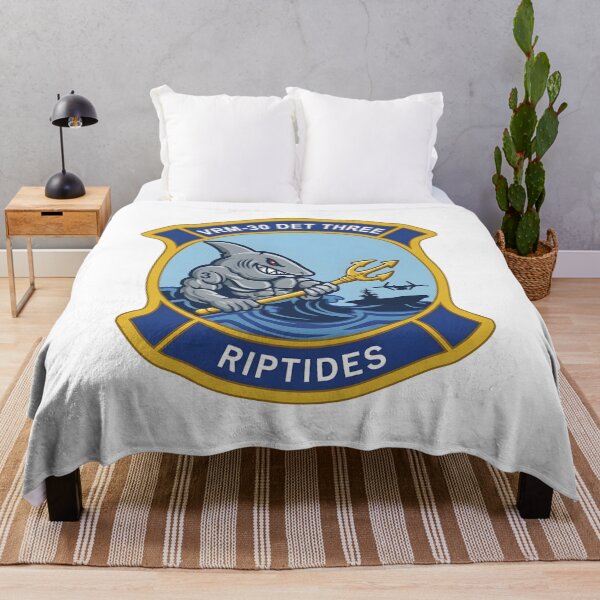 Item preview, US Navy VRM-30 Detachment Three Riptides Emblem designed and sold by CharlieDesings.