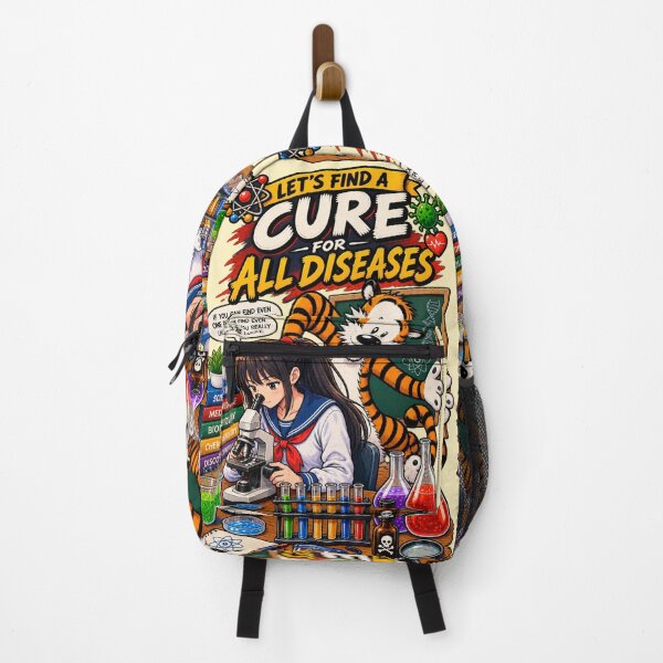 Item preview, Cute Anime Scientist & Tiger Science Lab Graphic Design designed and sold by BLUESKY11a.