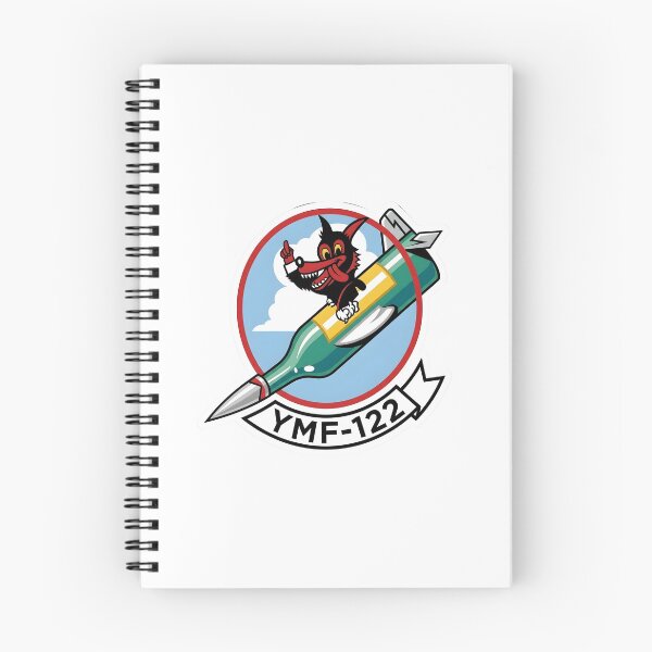 Item preview, USMC VMF-122 Werewolves WWII Heritage Emblem designed and sold by CharlieDesings.