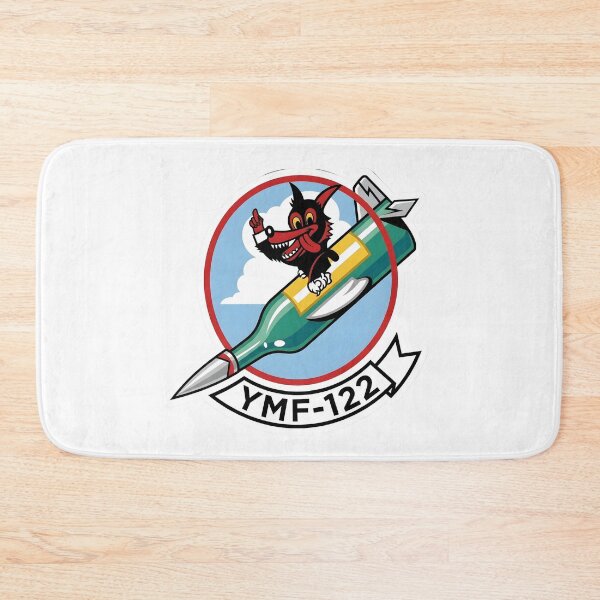Item preview, USMC VMF-122 Werewolves WWII Heritage Emblem designed and sold by CharlieDesings.