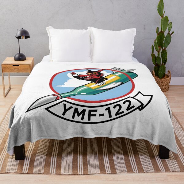 Item preview, USMC VMF-122 Werewolves WWII Heritage Emblem designed and sold by CharlieDesings.