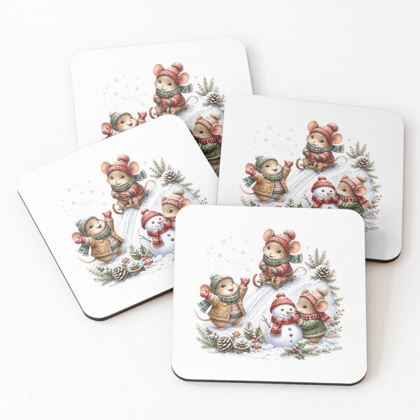 Item preview, Christmas Mice  designed and sold by Whimsy Petal and Co..