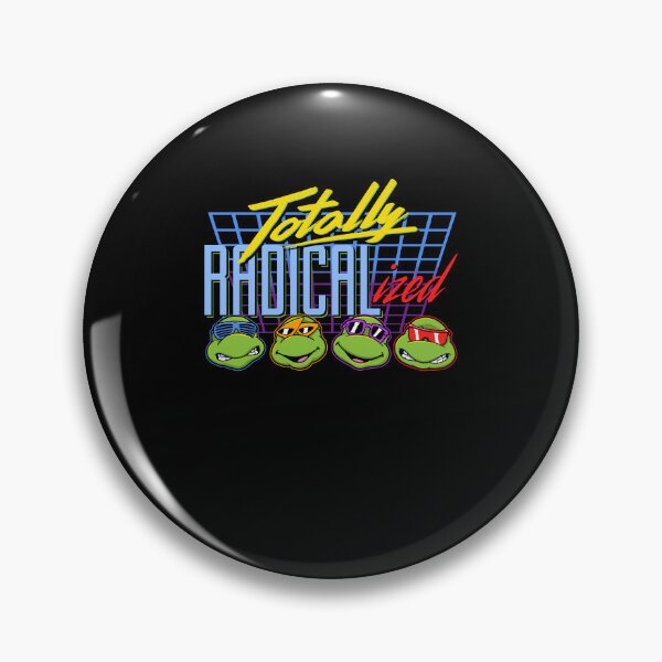 Item preview, Teenage Mutant Retro Turtles Totally Radicalized Graphic designed and sold by OddPopARt.