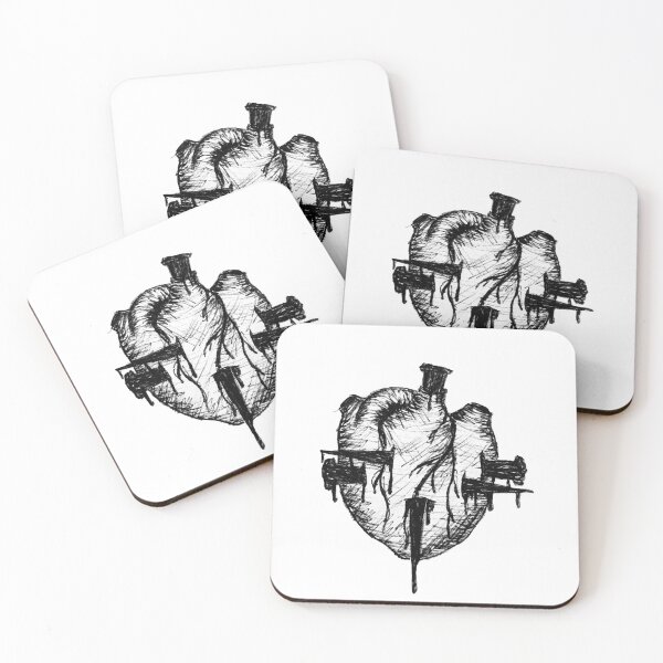 Item preview, Nailed Heart of Jesus designed and sold by Burning Heart Shop.