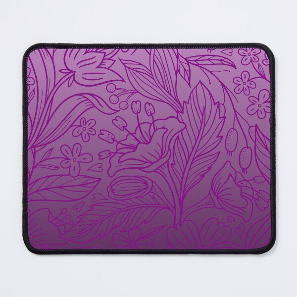 Item preview, Folk Botanical Tapestry – Delicate Flower & Berry Gradient Pattern | Purple designed and sold by Frohyou.