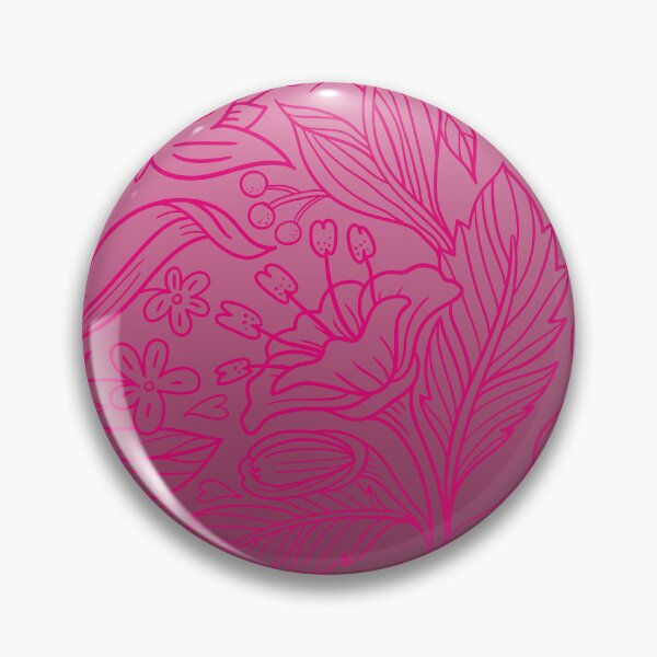 Item preview, Folk Botanical Tapestry – Delicate Flower & Berry Gradient Pattern | Pink designed and sold by Frohyou.