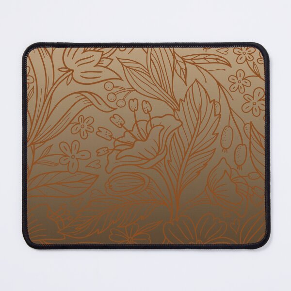 Item preview, Folk Botanical Tapestry – Delicate Flower & Berry Gradient Pattern | Brown designed and sold by Frohyou.