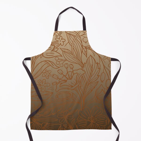 Item preview, Folk Botanical Tapestry – Delicate Flower & Berry Gradient Pattern | Brown designed and sold by Frohyou.