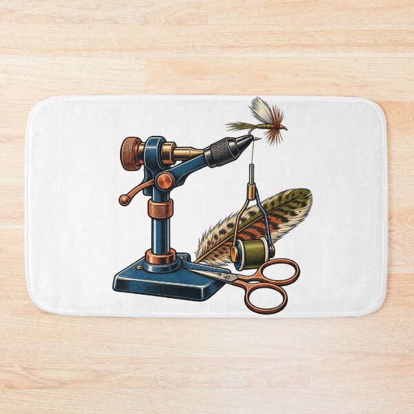 Item preview, Fly Tying Vise and Trout Fly Gift designed and sold by UrbanCanvvas.
