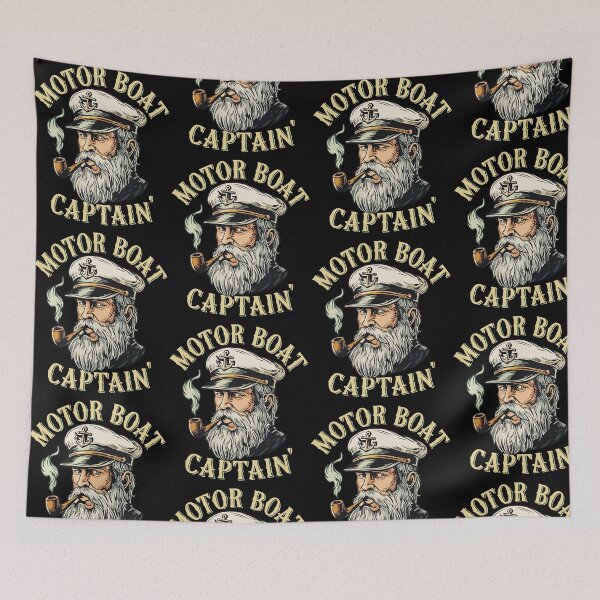 Item preview, Vintage Motor Boat Captain Nautical Design designed and sold by PixlCrypt.